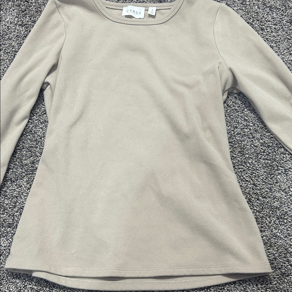 Cyrus Taupe Long Sleeve Shirt
